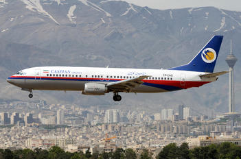 EP-CAQ - Caspian Airlines Boeing 737-400
