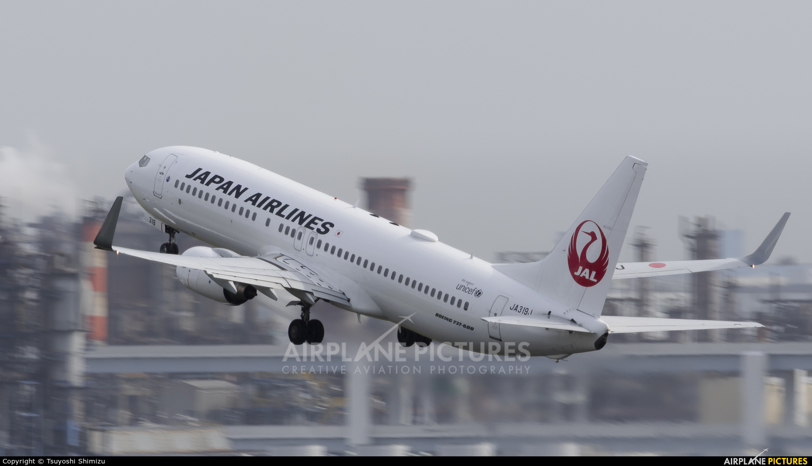JAL - Japan Airlines JA319J aircraft at Tokyo - Haneda Intl