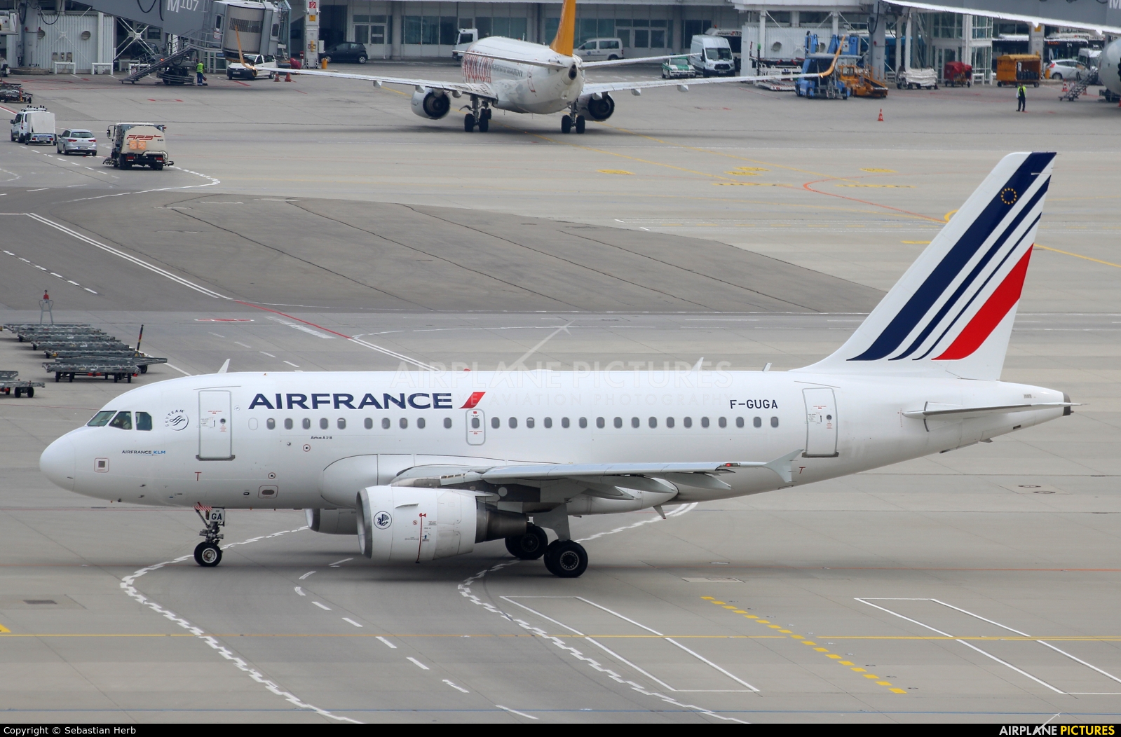 Air France F-GUGA aircraft at Munich