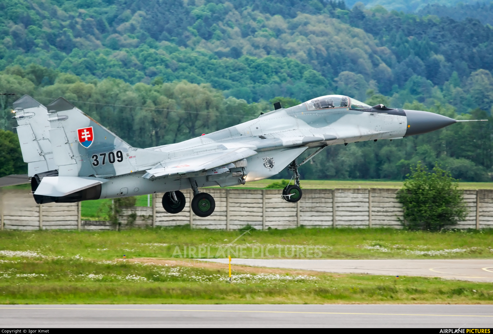 Slovakia -  Air Force 3709 aircraft at Sliač
