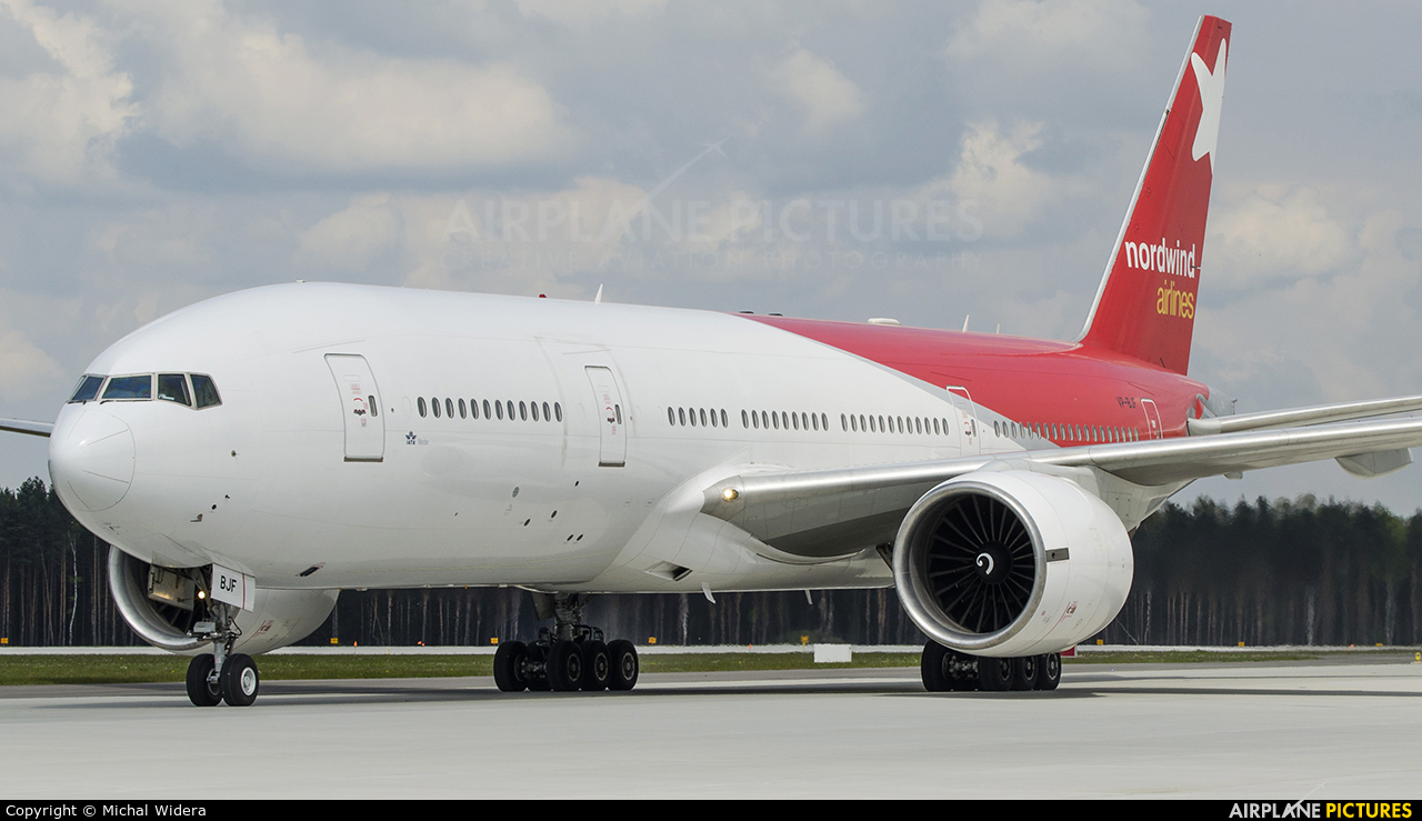 Nordwind Airlines VP-BJF aircraft at Katowice - Pyrzowice