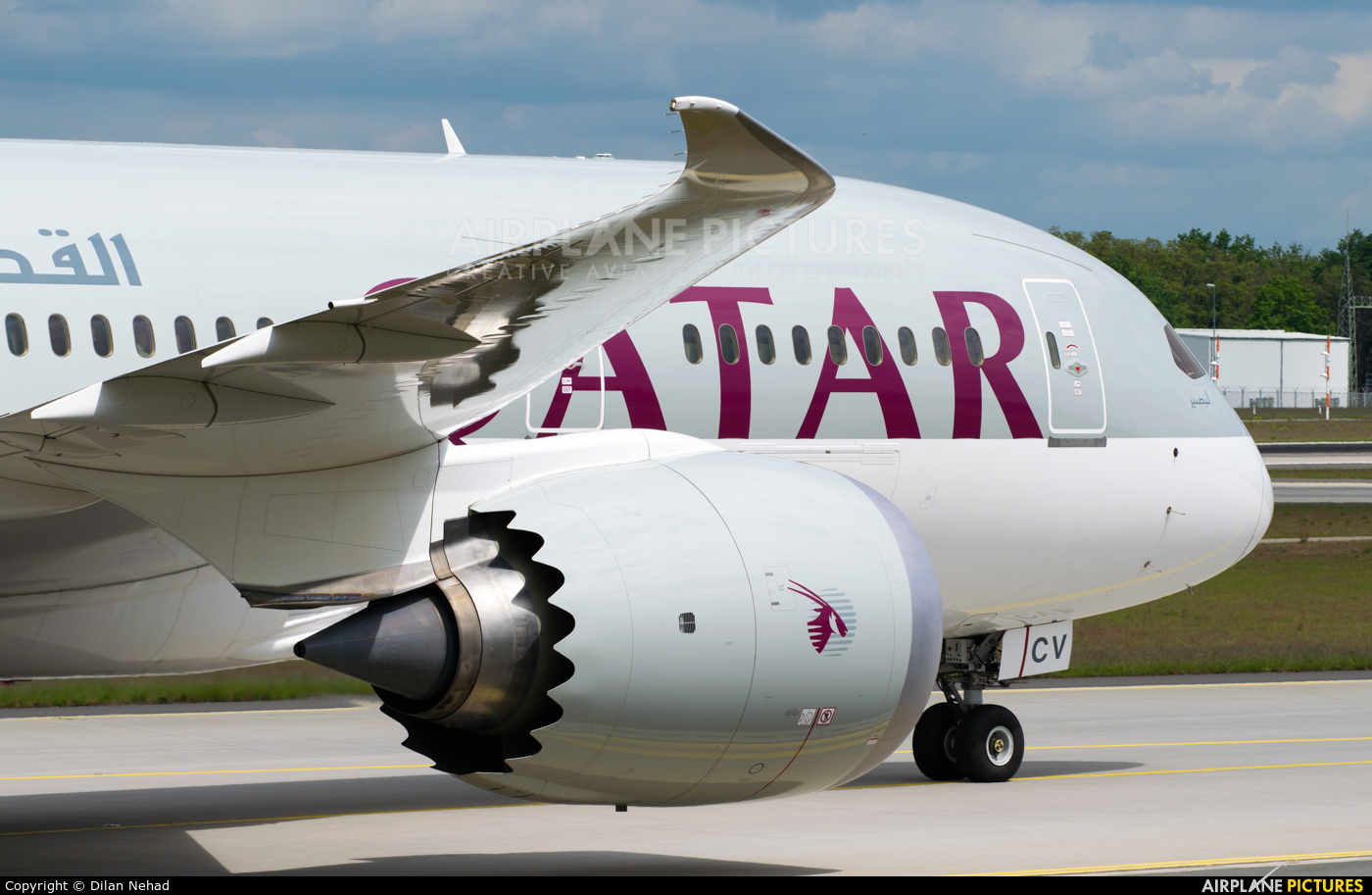 Qatar Airways A7-BCV aircraft at Frankfurt
