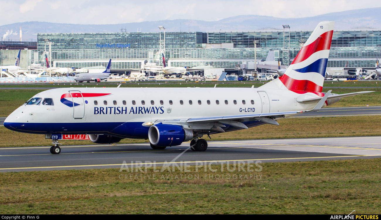 British Airways - City Flyer G-LCYD aircraft at Frankfurt
