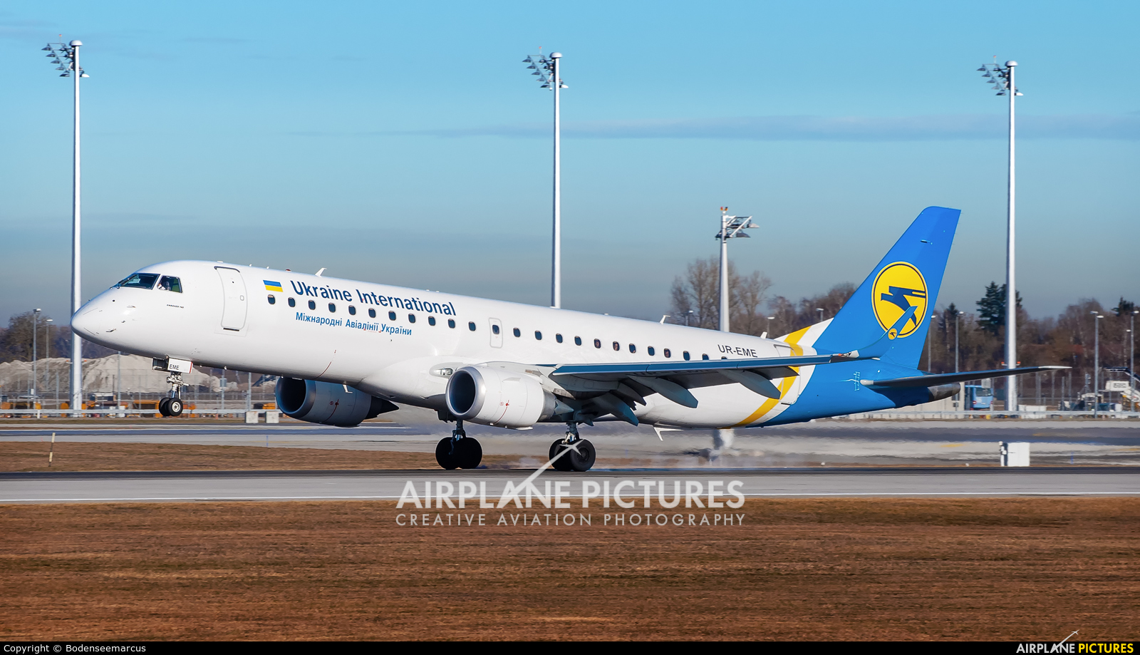 Ukraine International Airlines UR-EME aircraft at Munich