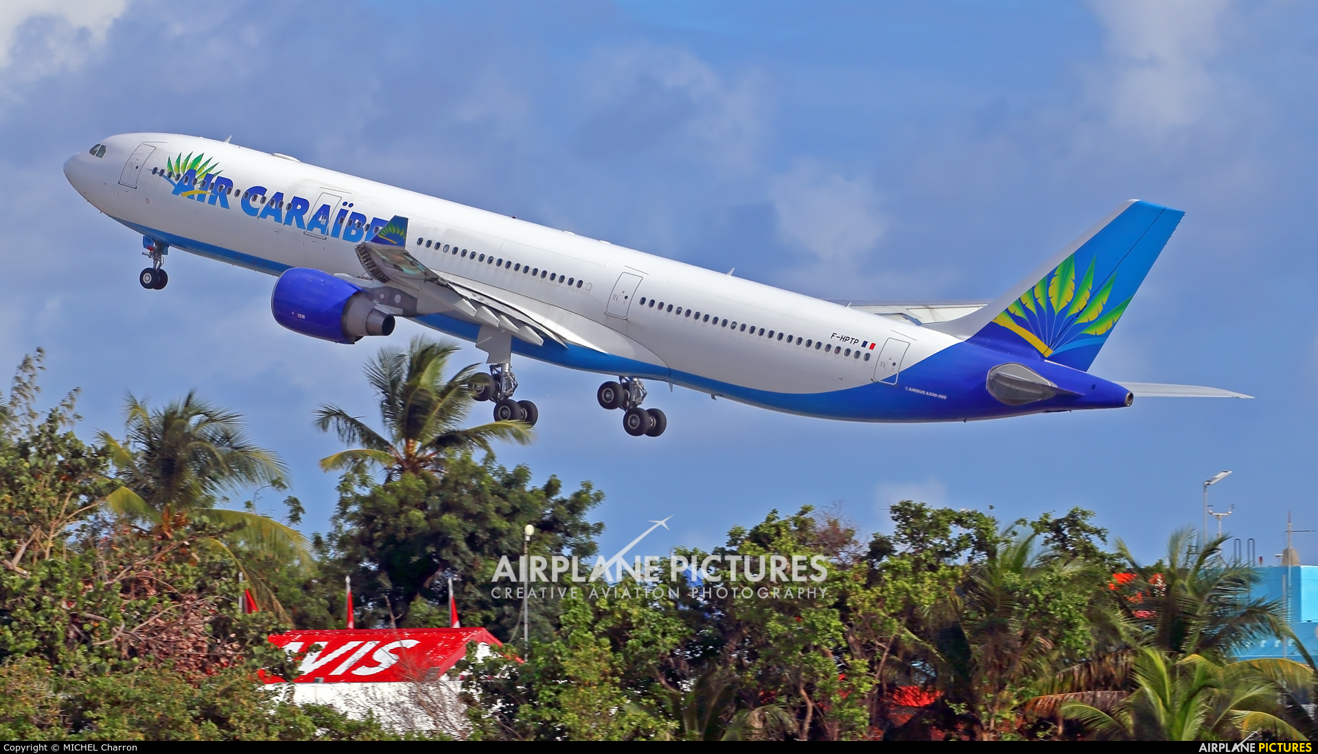 Air Caraibes F-HPTP aircraft at Sint Maarten - Princess Juliana Intl
