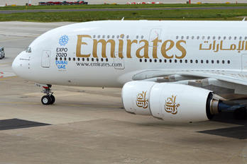 A6-EOU - Emirates Airlines Airbus A380