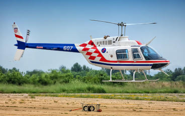 607 - Croatia - Air Force Bell 206B Jetranger III