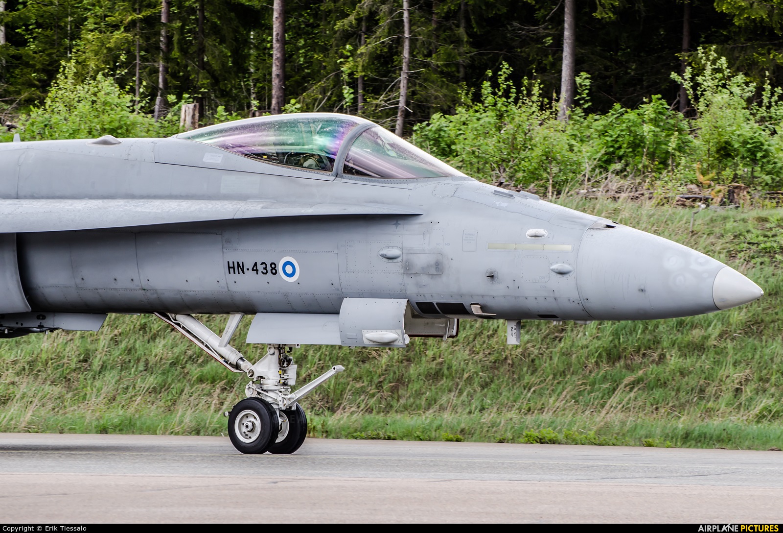 Finland - Air Force HN-438 aircraft at Tampere-Pirkkala