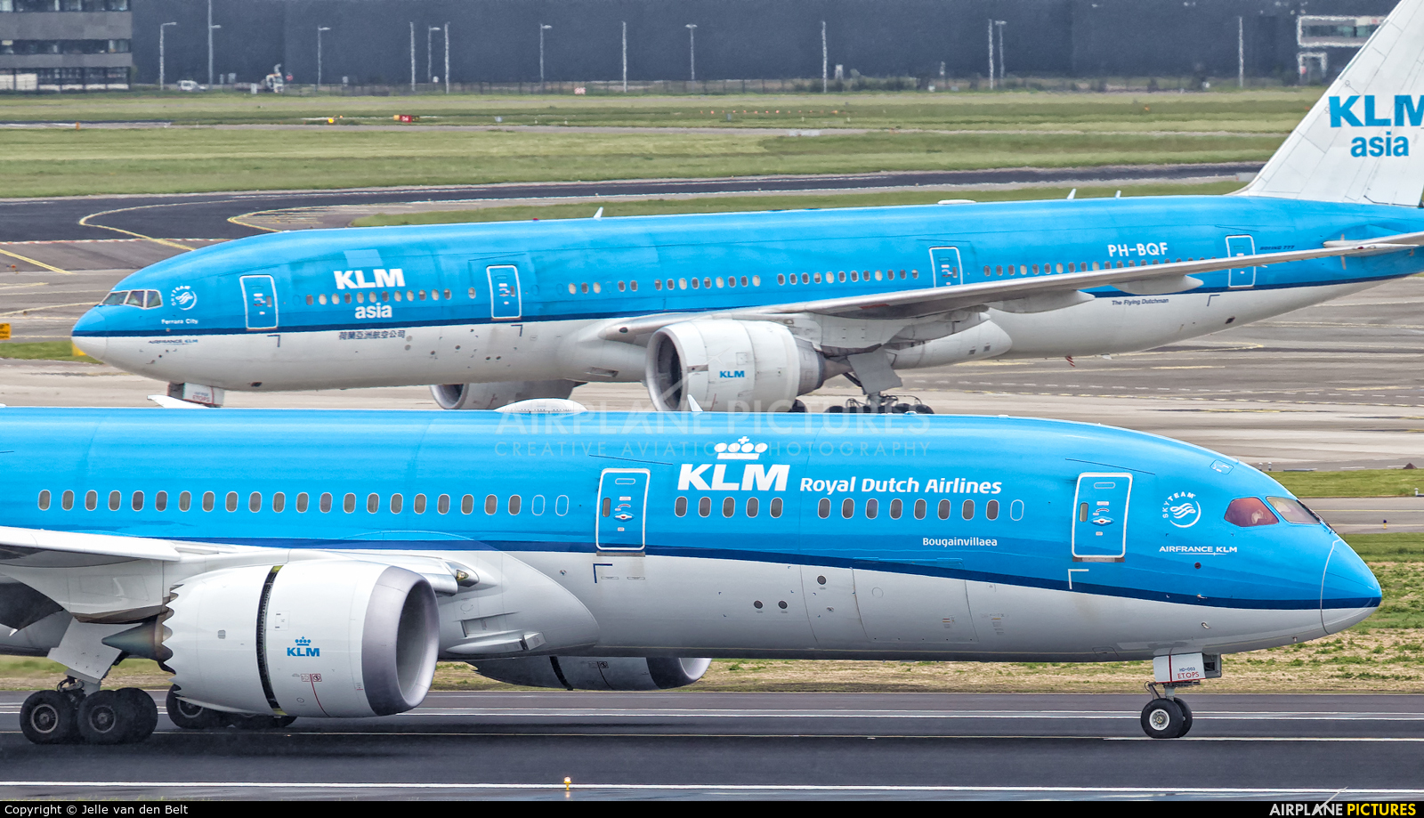 KLM PH-BHD aircraft at Amsterdam - Schiphol