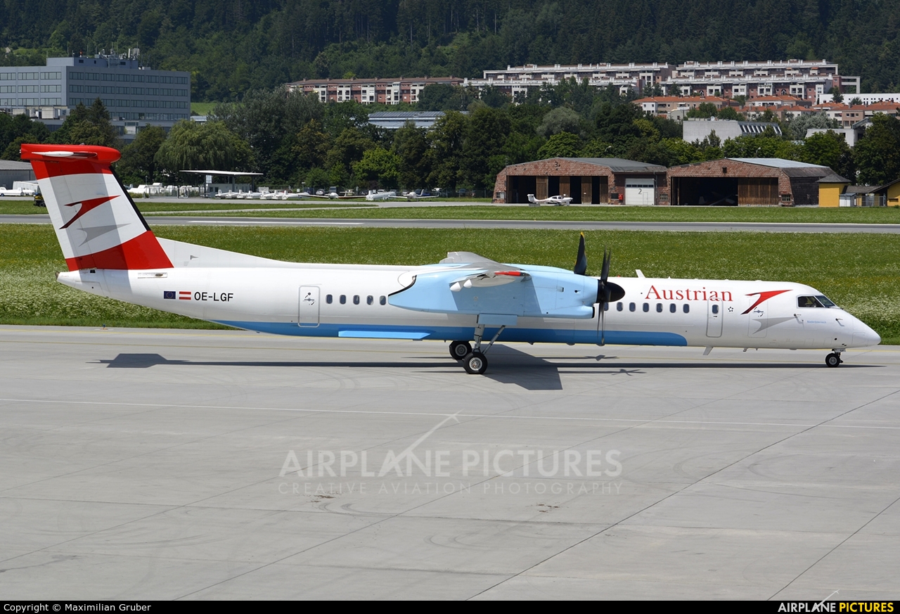 Austrian Airlines/Arrows/Tyrolean OE-LGF aircraft at Innsbruck