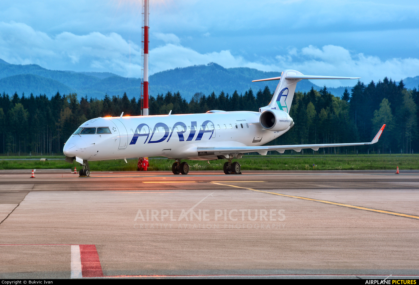 Adria Airways S5-AAY aircraft at Ljubljana - Brnik