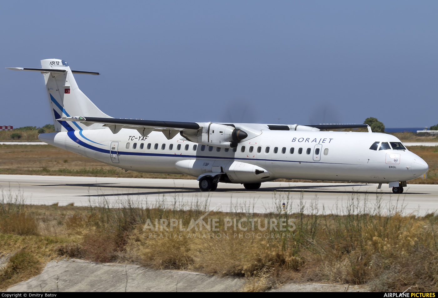 Bora Jet Airlines TC-YAF aircraft at Rhodes - Diagoras