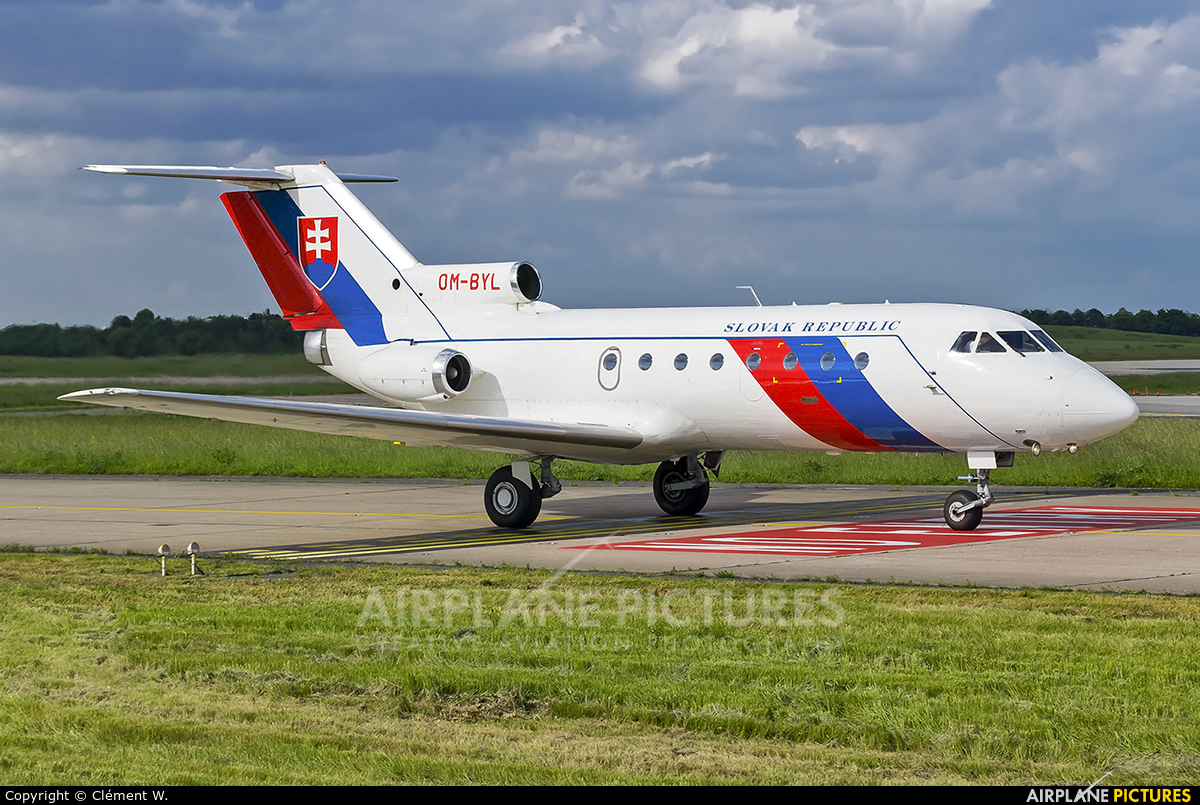 Slovakia - Government OM-BYL aircraft at Paris - Orly