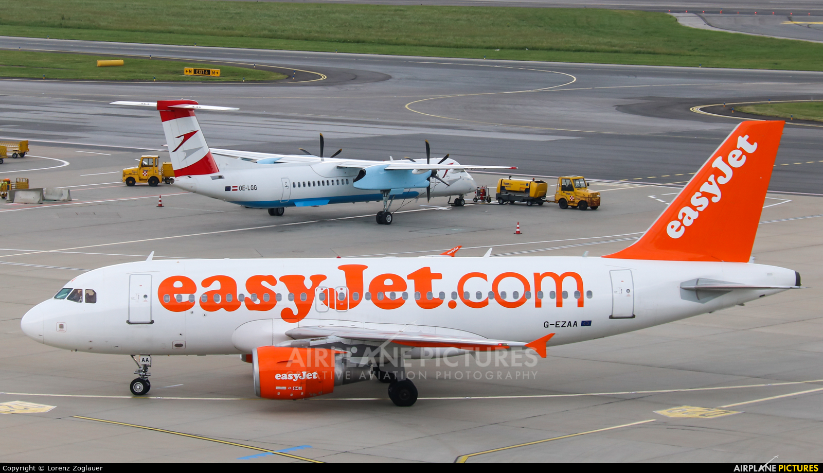 easyJet G-EZAA aircraft at Vienna - Schwechat