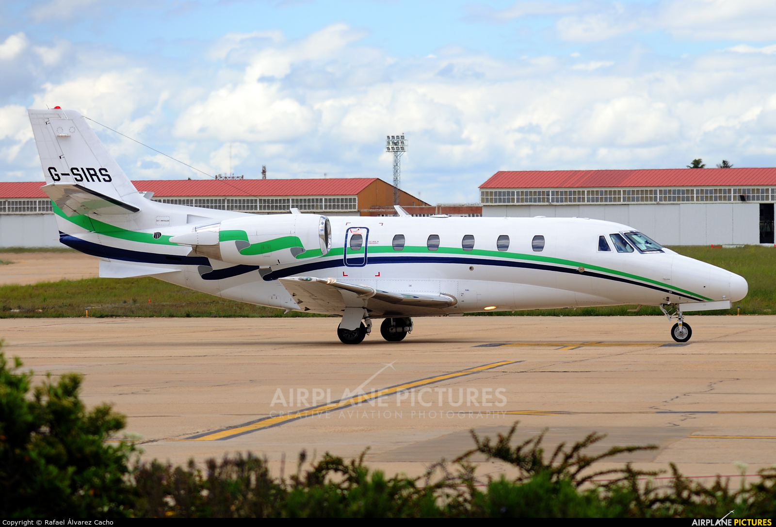 London Executive Aviation G-SIRS aircraft at Valladolid - Villanubla