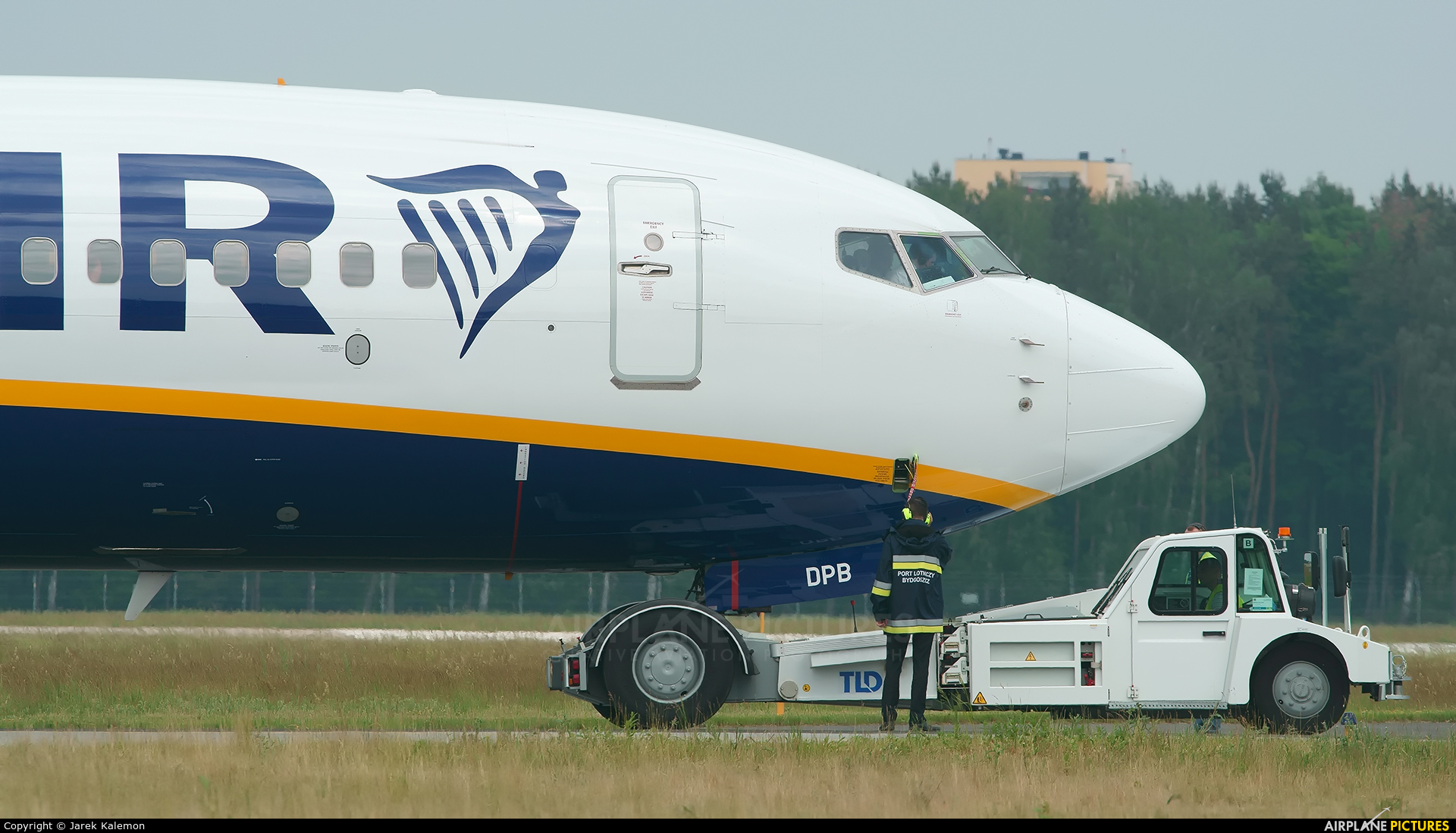 Ryanair EI-DPB aircraft at Bydgoszcz - Szwederowo