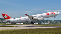HB-JMI - Swiss Airbus A340-300 aircraft