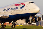 G-BYGF - British Airways Boeing 747-400 aircraft