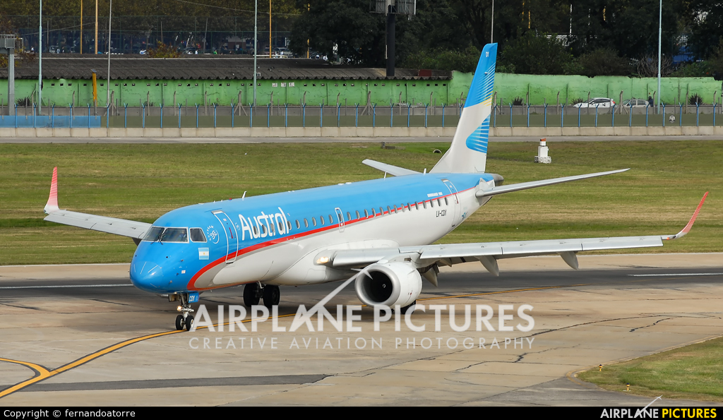 Austral Lineas Aereas LV-CDY aircraft at Buenos Aires - Jorge Newbery