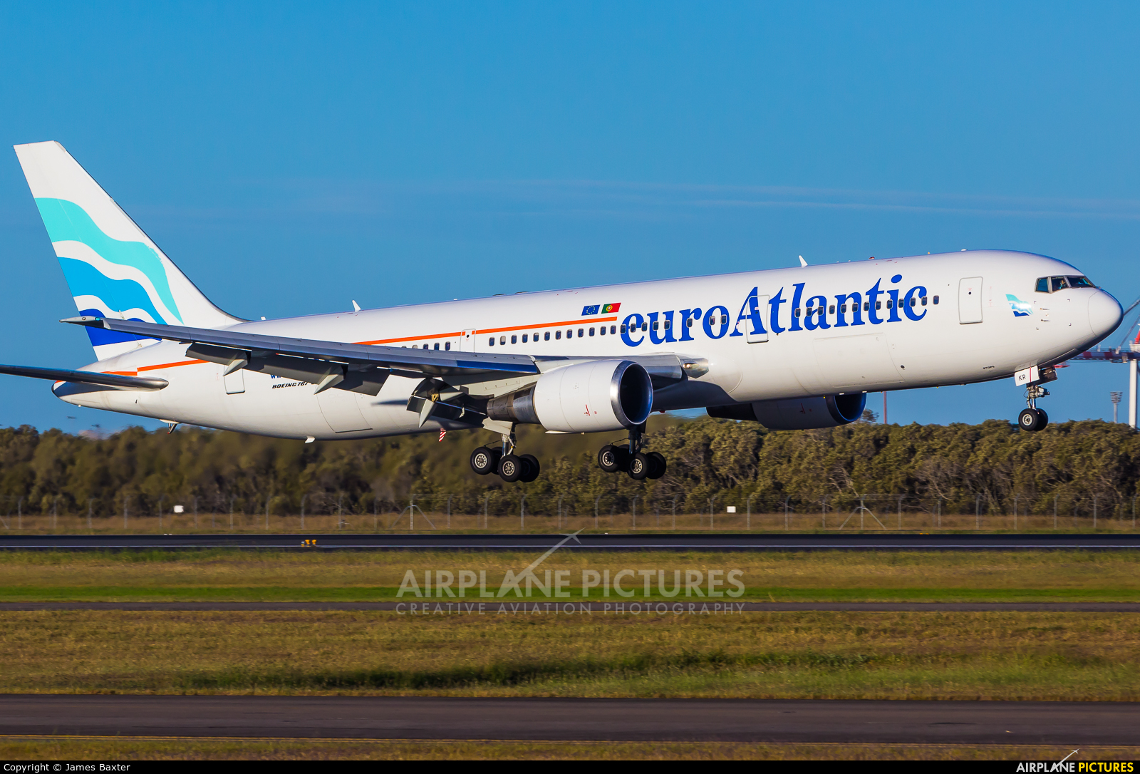 Euro Atlantic Airways CS-TKR aircraft at Brisbane, QLD