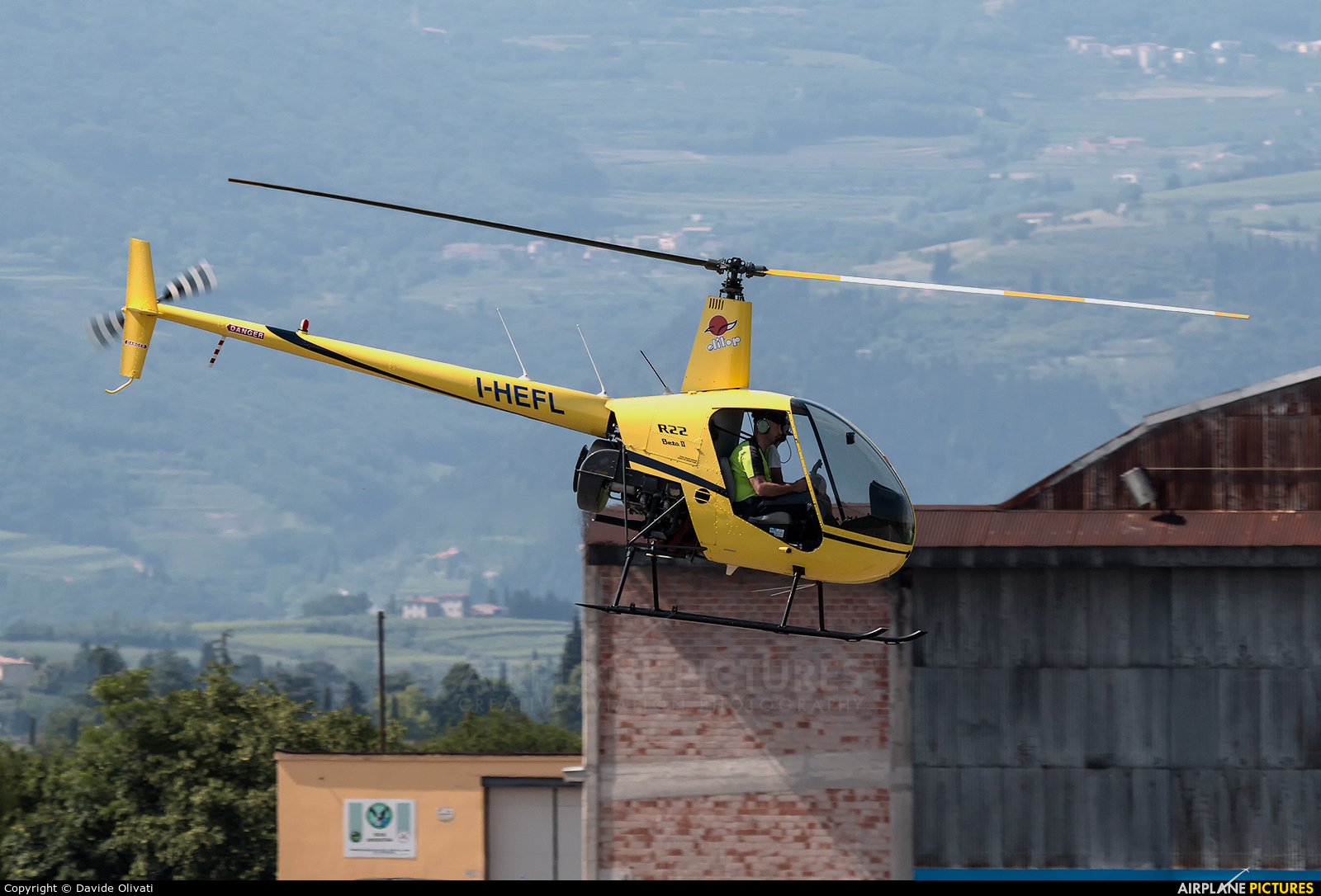 Private I-HEFL aircraft at Verona - Boscomantico