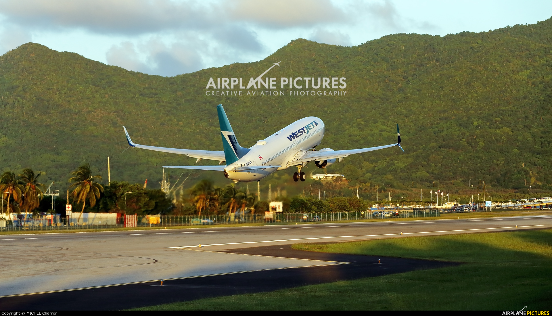 WestJet Airlines C-GWSX aircraft at Sint Maarten - Princess Juliana Intl