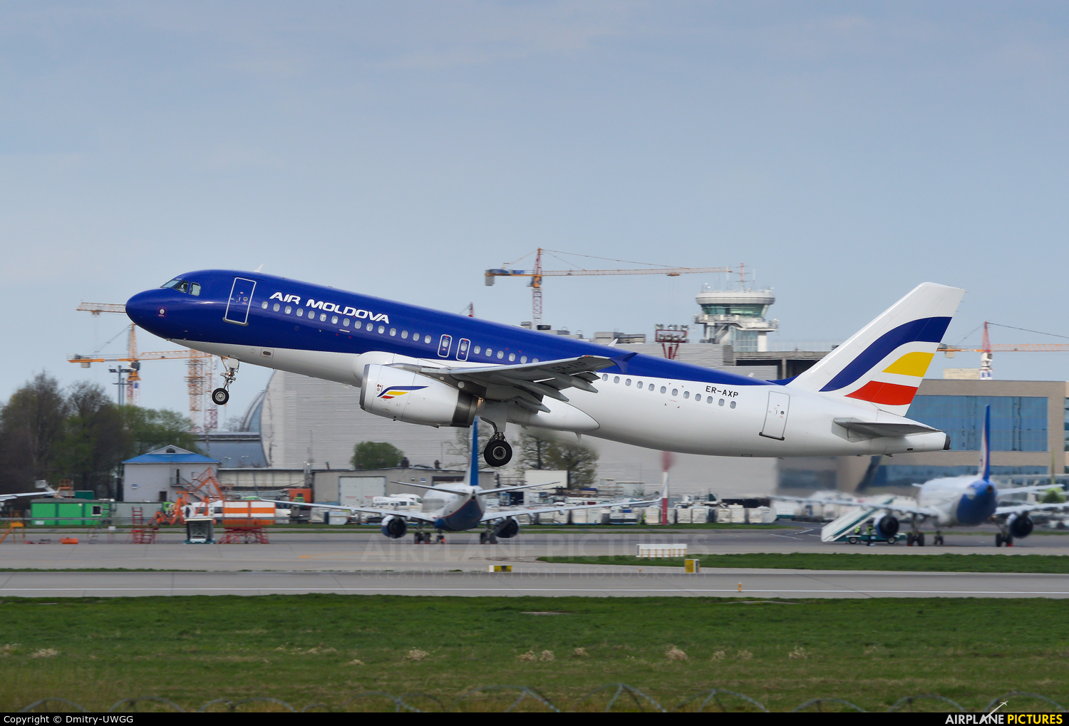 Air Moldova ER-AXP aircraft at Moscow - Domodedovo
