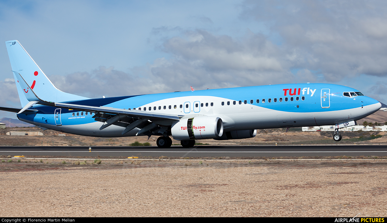 TUIfly D-ATUP aircraft at Lanzarote - Arrecife