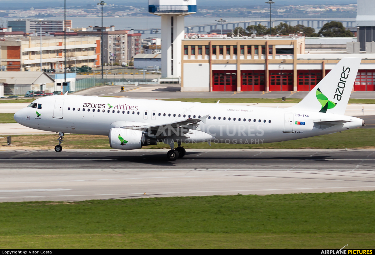 Azores Airlines CS-TKQ aircraft at Lisbon