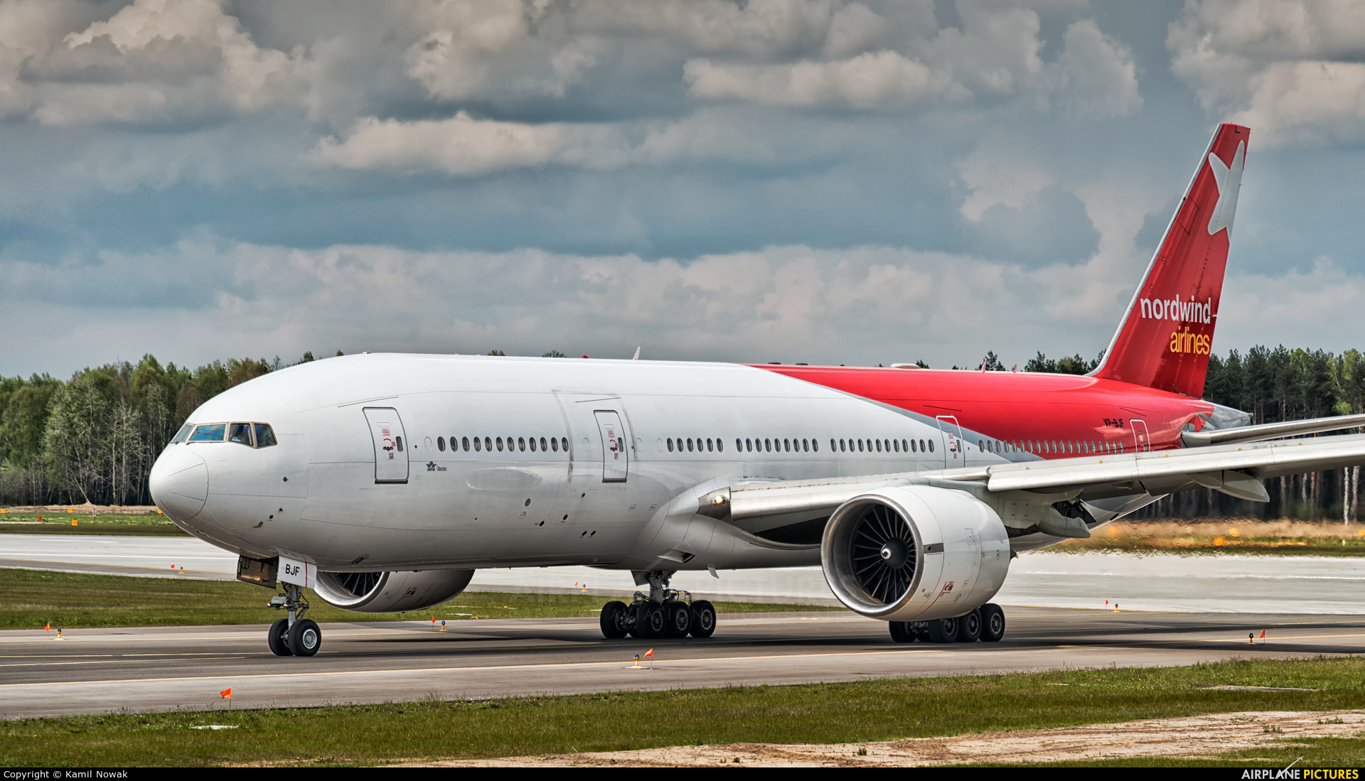 Nordwind Airlines VP-BJF aircraft at Katowice - Pyrzowice