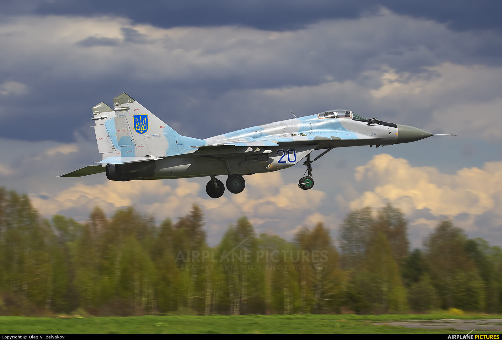 20 Ukraine Air Force MikoyanGurevich MiG29 at Vasilkov Photo ID