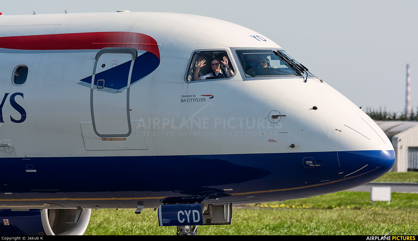 British Airways - City Flyer G-LCYD aircraft at Dublin