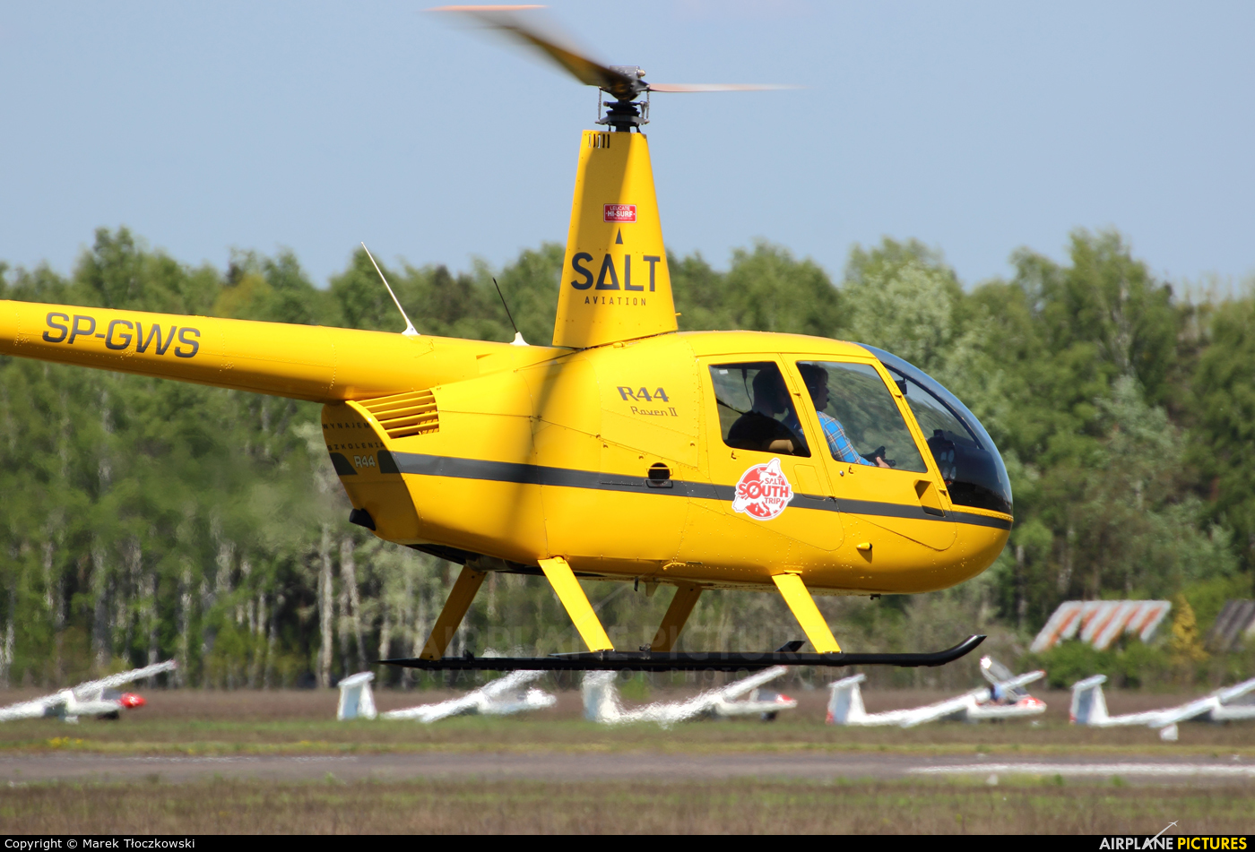 Salt Aviation SP-GWS aircraft at Warsaw - Babice