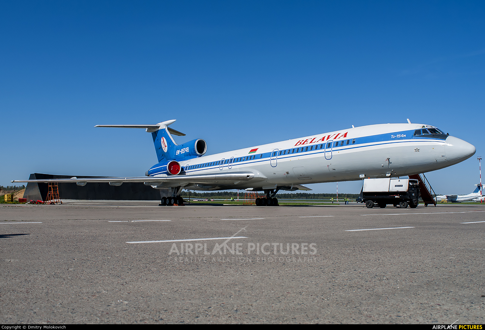 Belavia EW-85748 aircraft at Minsk Intl