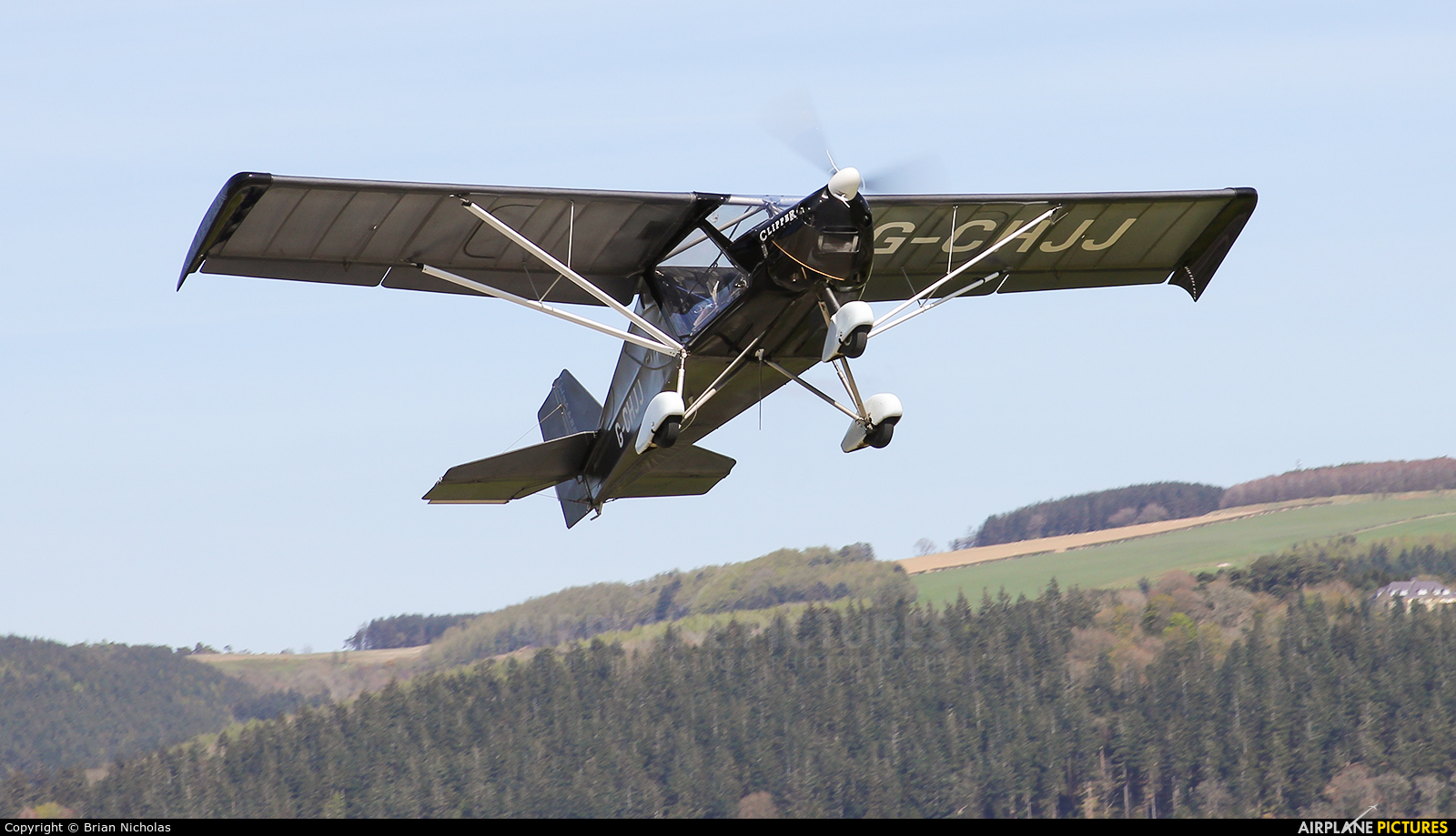 Private G-CHJJ aircraft at Welshpool