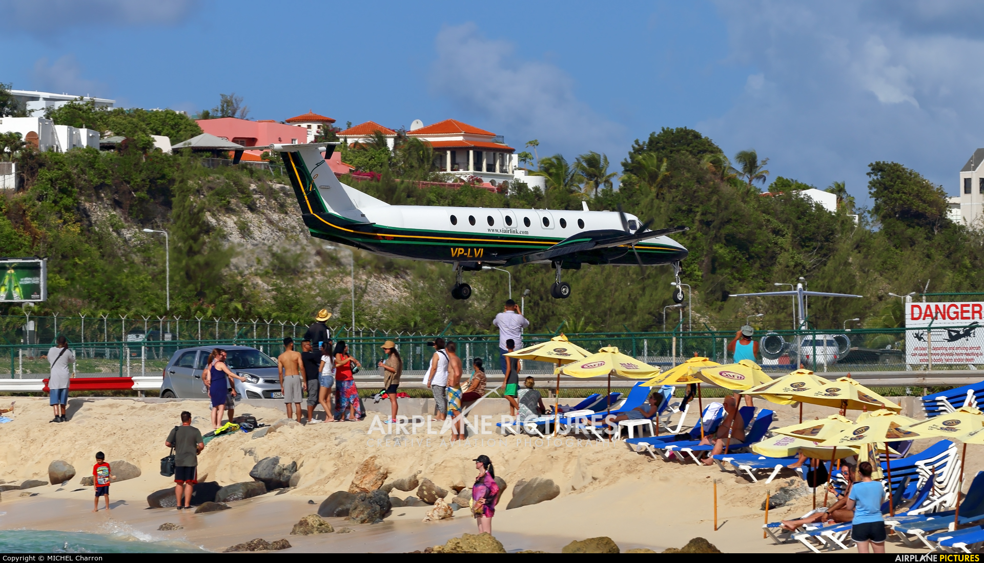 VI Air Link VP-LVI aircraft at Sint Maarten - Princess Juliana Intl