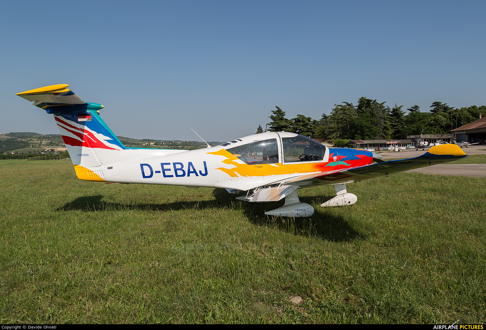 Private D-EBAJ aircraft at Verona - Boscomantico