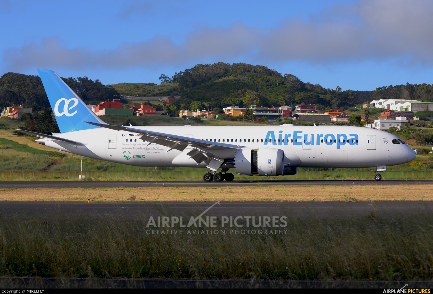 Air Europa EC-MIG aircraft at Tenerife Norte - Los Rodeos
