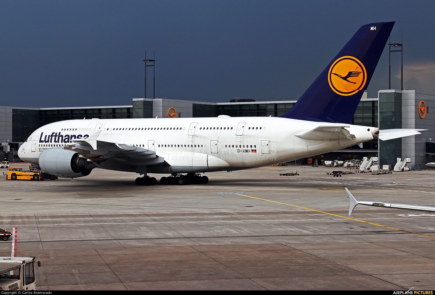 Lufthansa D-AIMH aircraft at Frankfurt