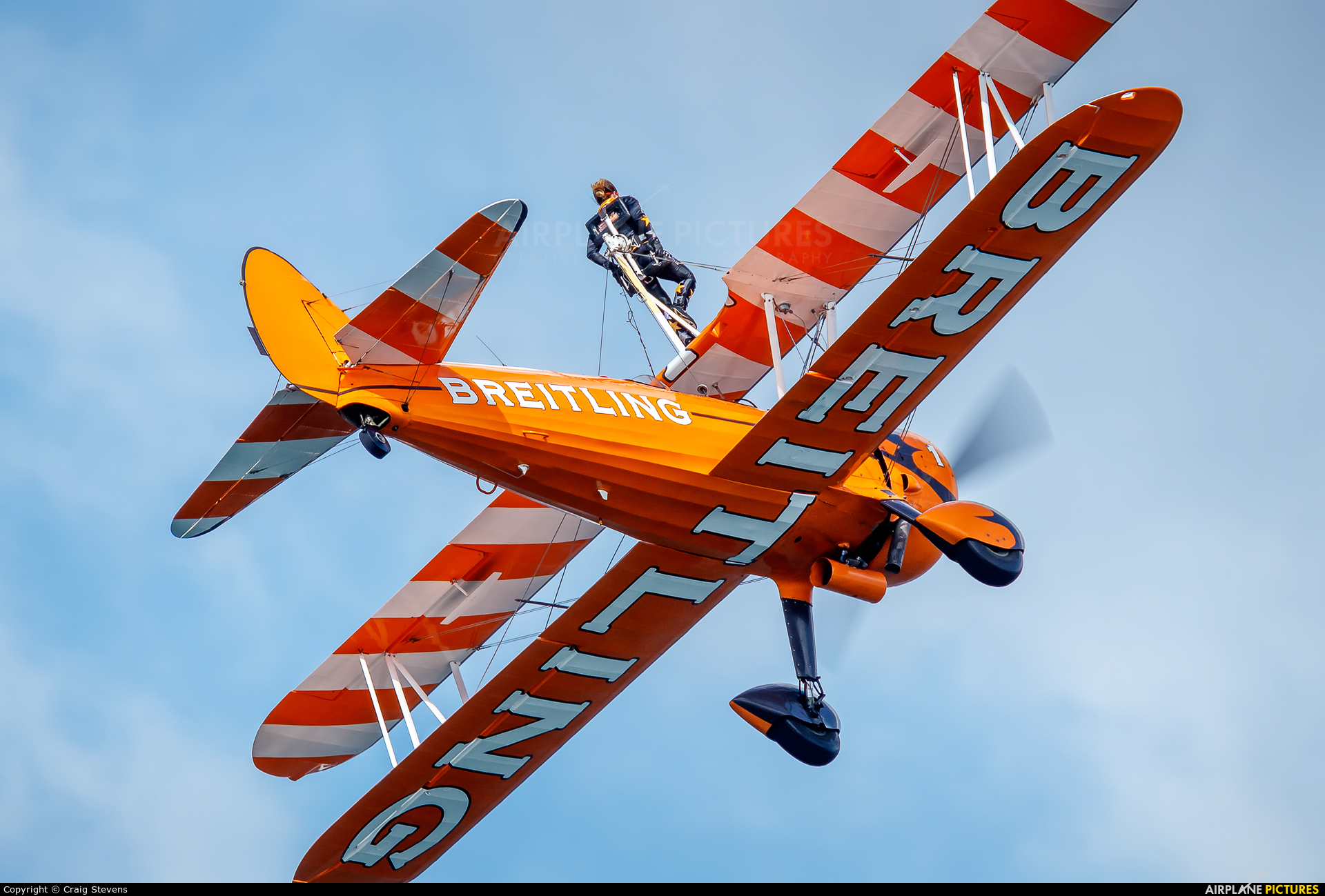 Breitling Wingwalkers N5057V aircraft at Paignton