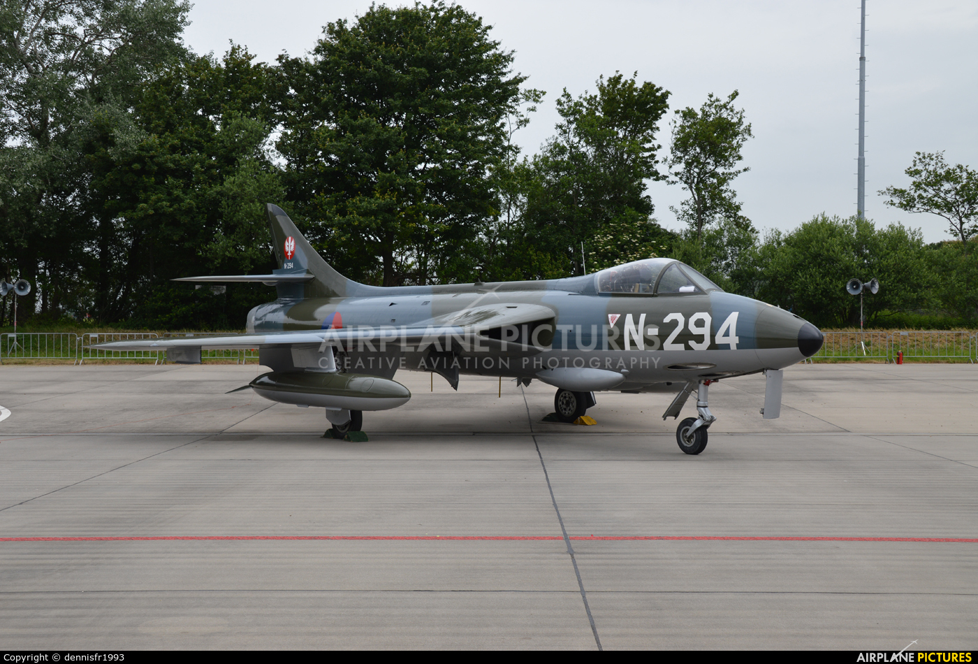 Dutch Hawker Hunter Foundation N-294 aircraft at Leeuwarden