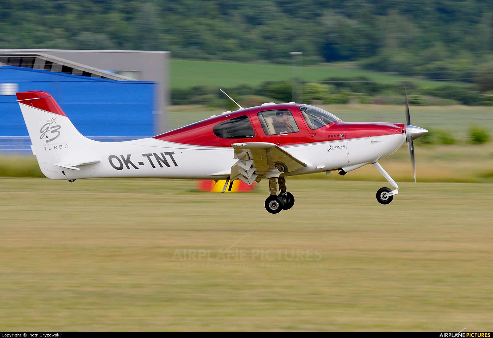 Private OK-TNT aircraft at Mladá Boleslav