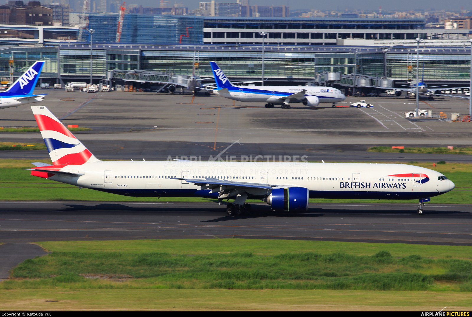 British Airways G-STBD aircraft at Tokyo - Haneda Intl