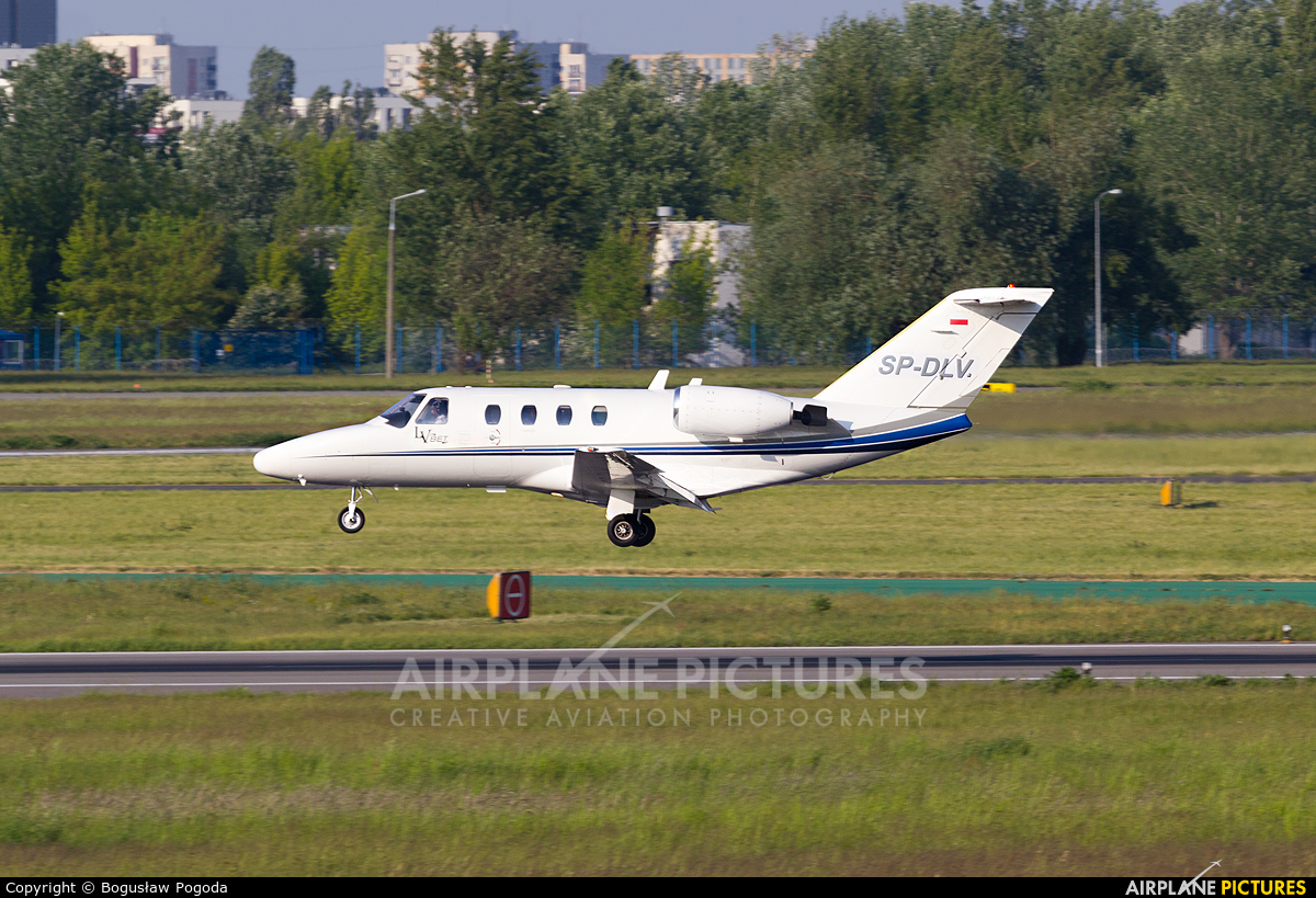 Private SP-DLV aircraft at Warsaw - Frederic Chopin