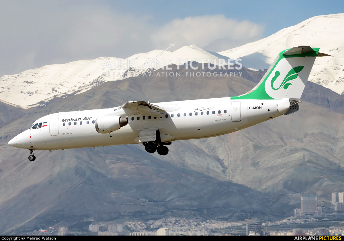Mahan Air EP-MOH aircraft at Tehran - Mehrabad Intl