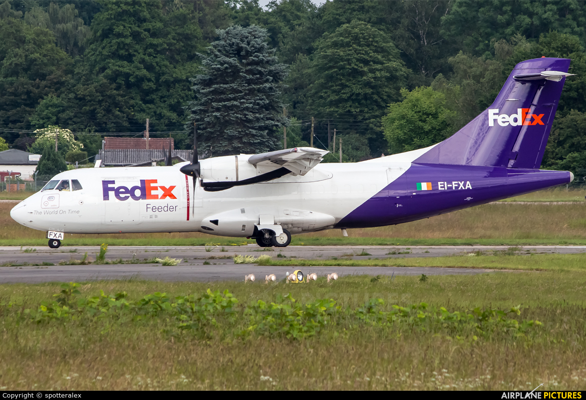 FedEx Feeder EI-FXA aircraft at Hamburg - Fuhlsbüttel
