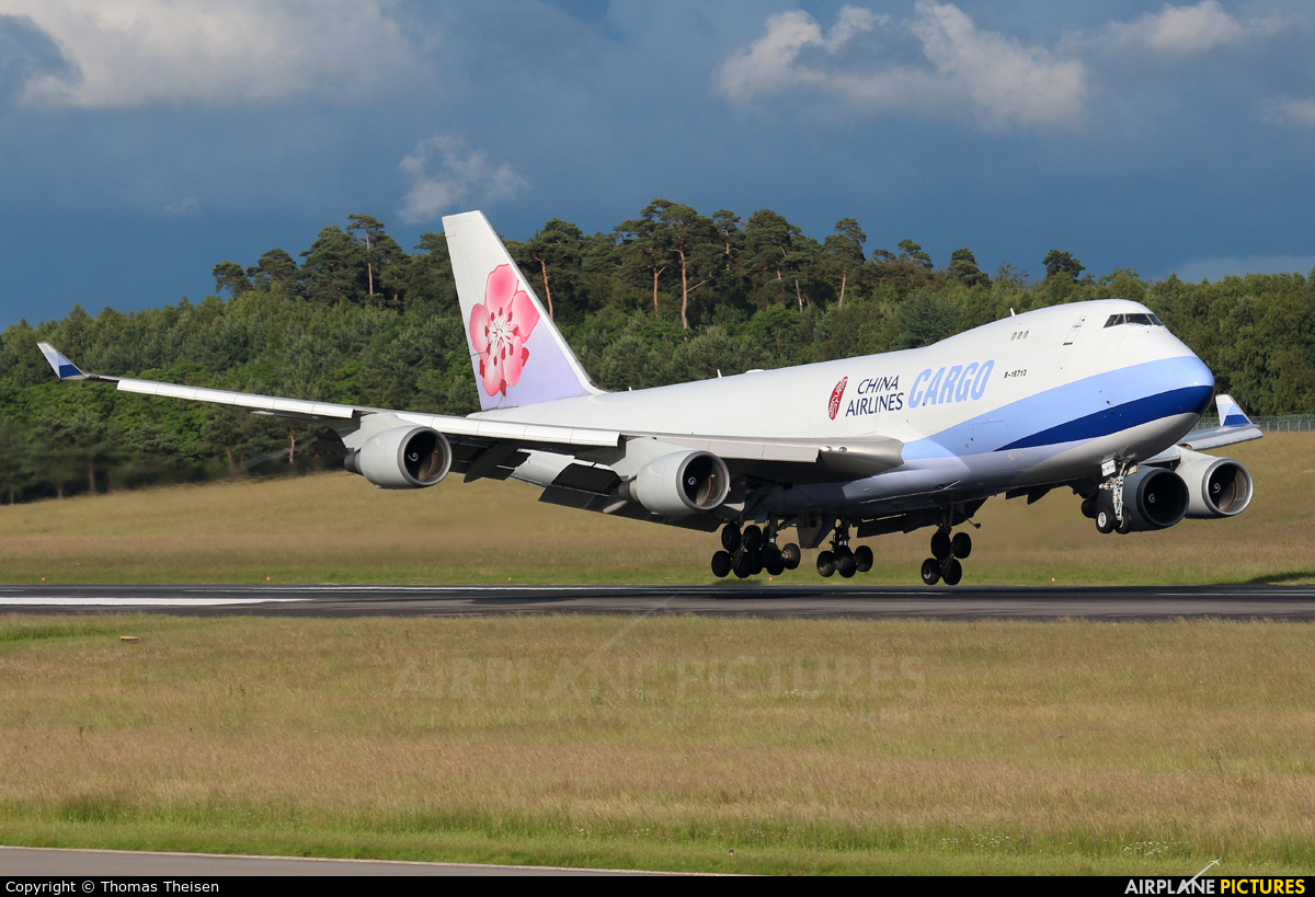 China Airlines Cargo B-18710 aircraft at Luxembourg - Findel