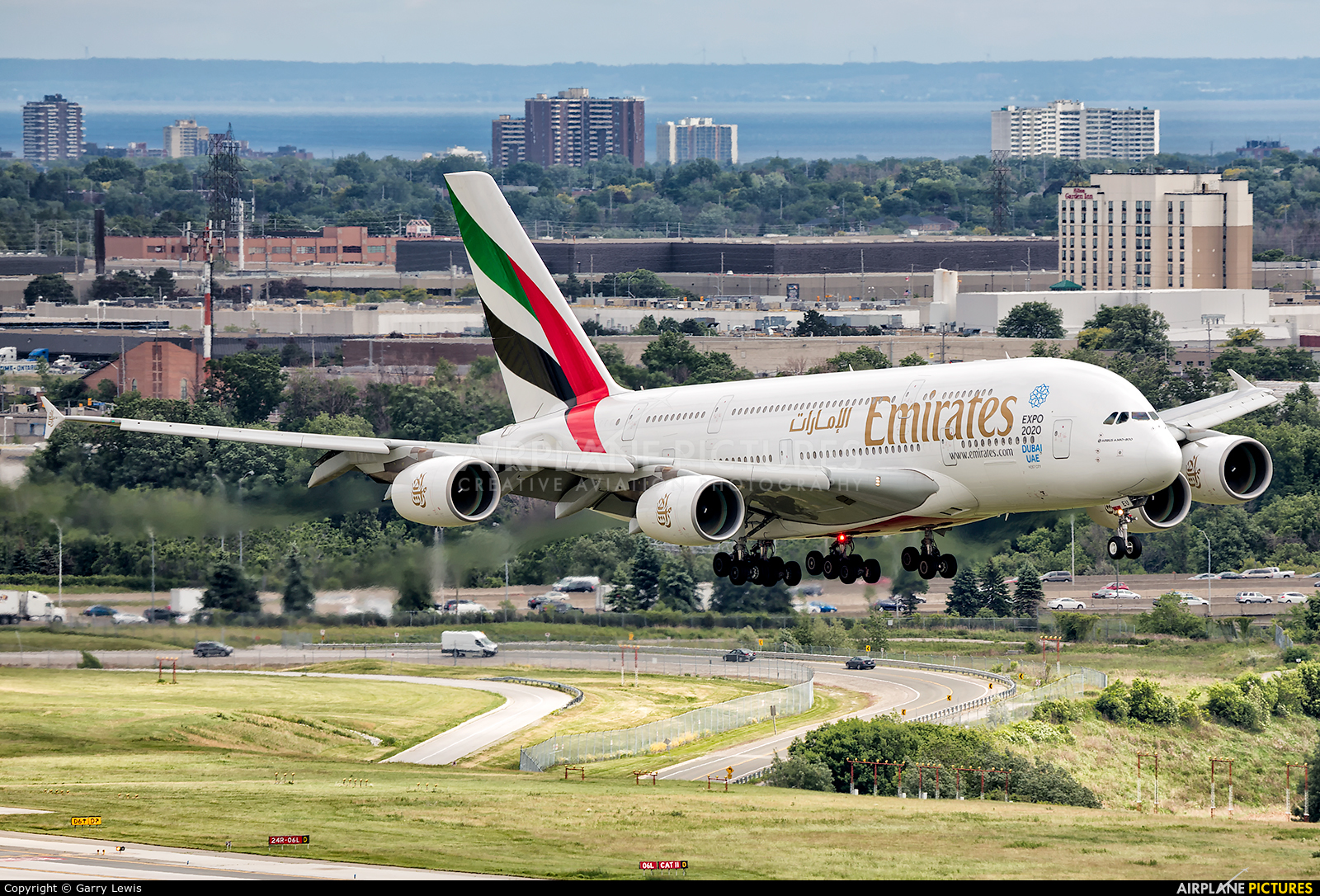 Emirates Airlines A6-EEU aircraft at Toronto - Pearson Intl, ON