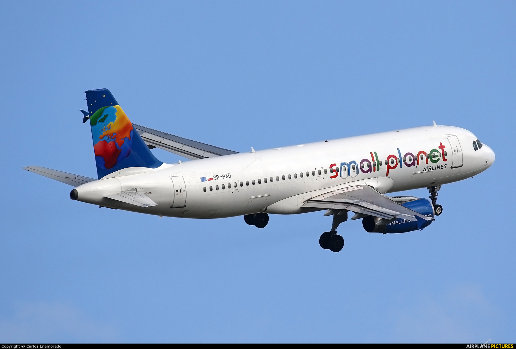 Small Planet Airlines SP-HAD aircraft at Madrid - Barajas