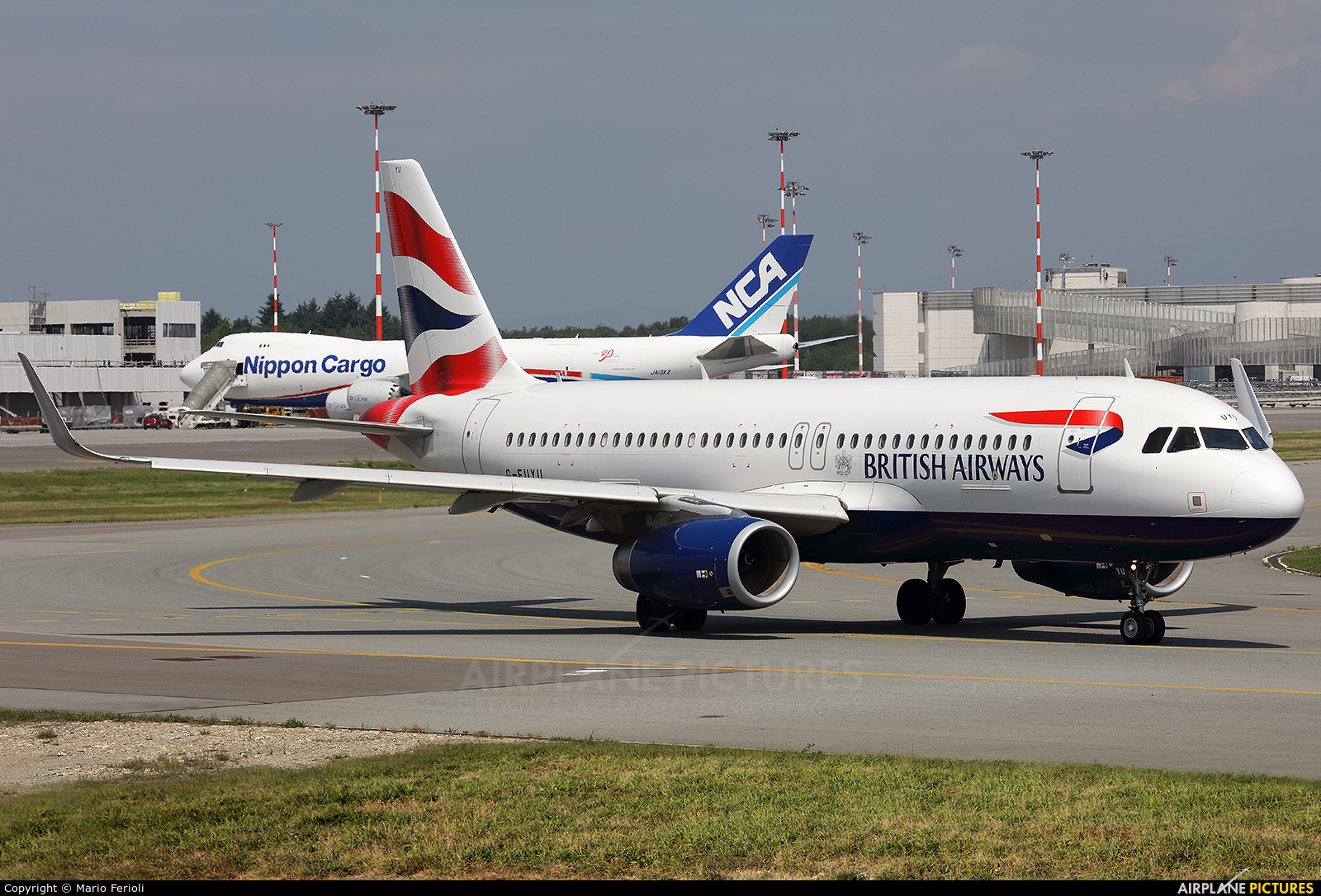 British Airways G-EUYU aircraft at Milan - Malpensa